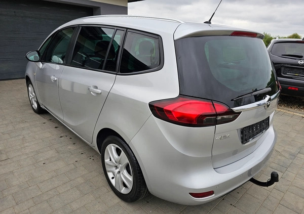 Opel Zafira cena 31500 przebieg: 160000, rok produkcji 2012 z Żary małe 191